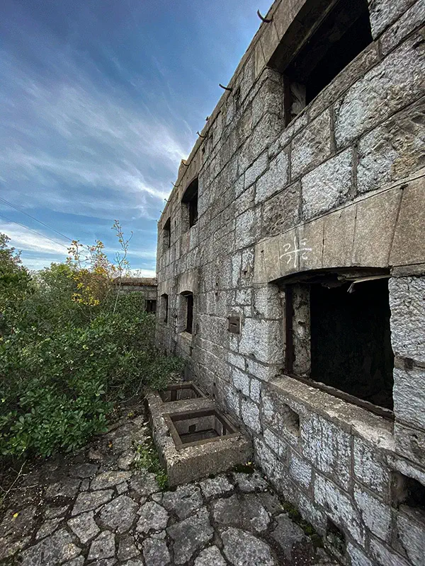 Water tank at austrian fort Klinci