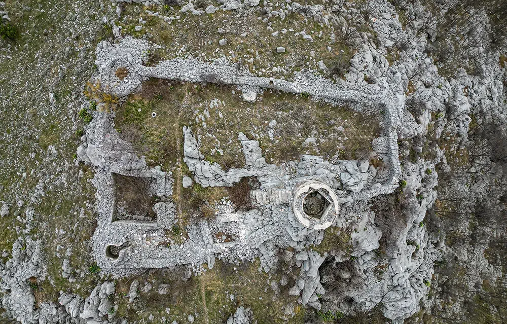 Схема форта Површница