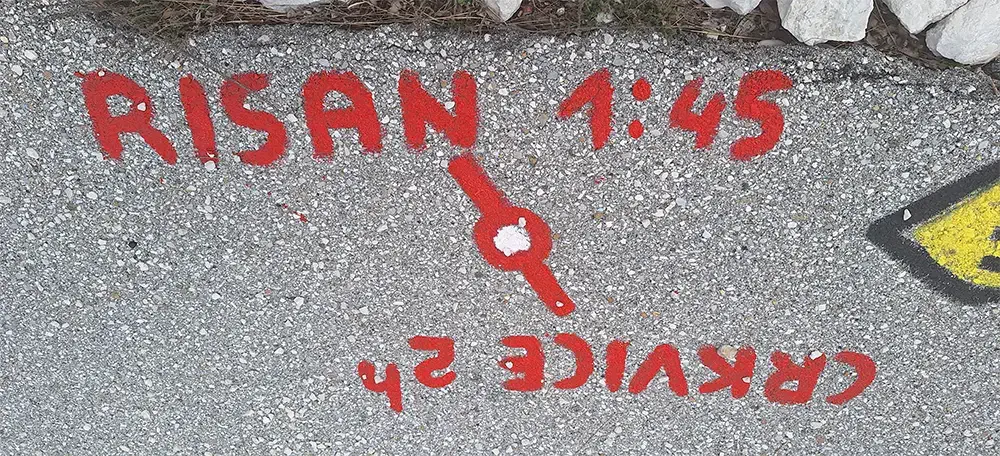 указатели на дороге для троп