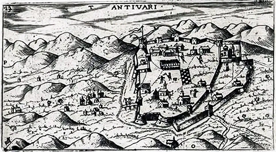Карта Джакомо Франко 1598 года